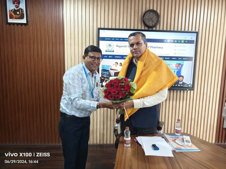 Dr. Milind Barhate, (Vice Chancellor, SGBAU) visit to RSCP Campus