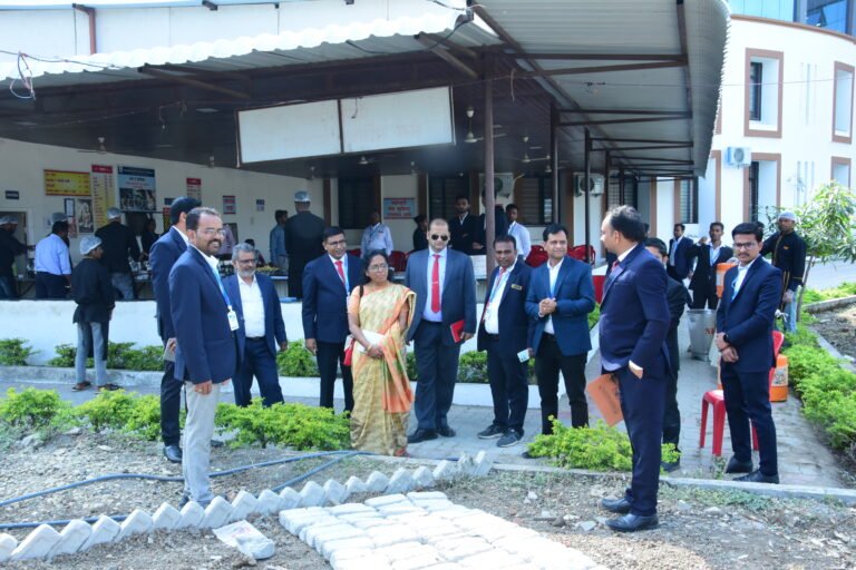 NAAC Peer Team visit to Canteen and Medicinal Garden