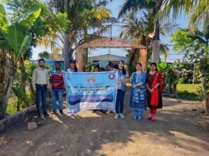 Plastic waste Awareness rally @Sakhali during NSS camp