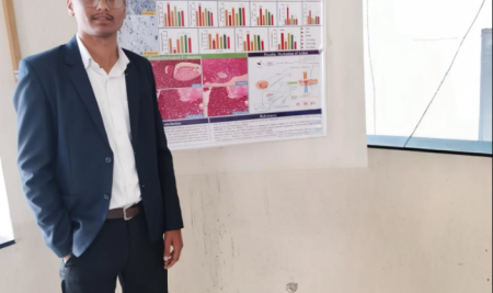 Our UG student Mr. Sujit Mhakse secured the Third Prize