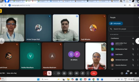 An online motivational session was organized under the banner of the IIC at RSCP